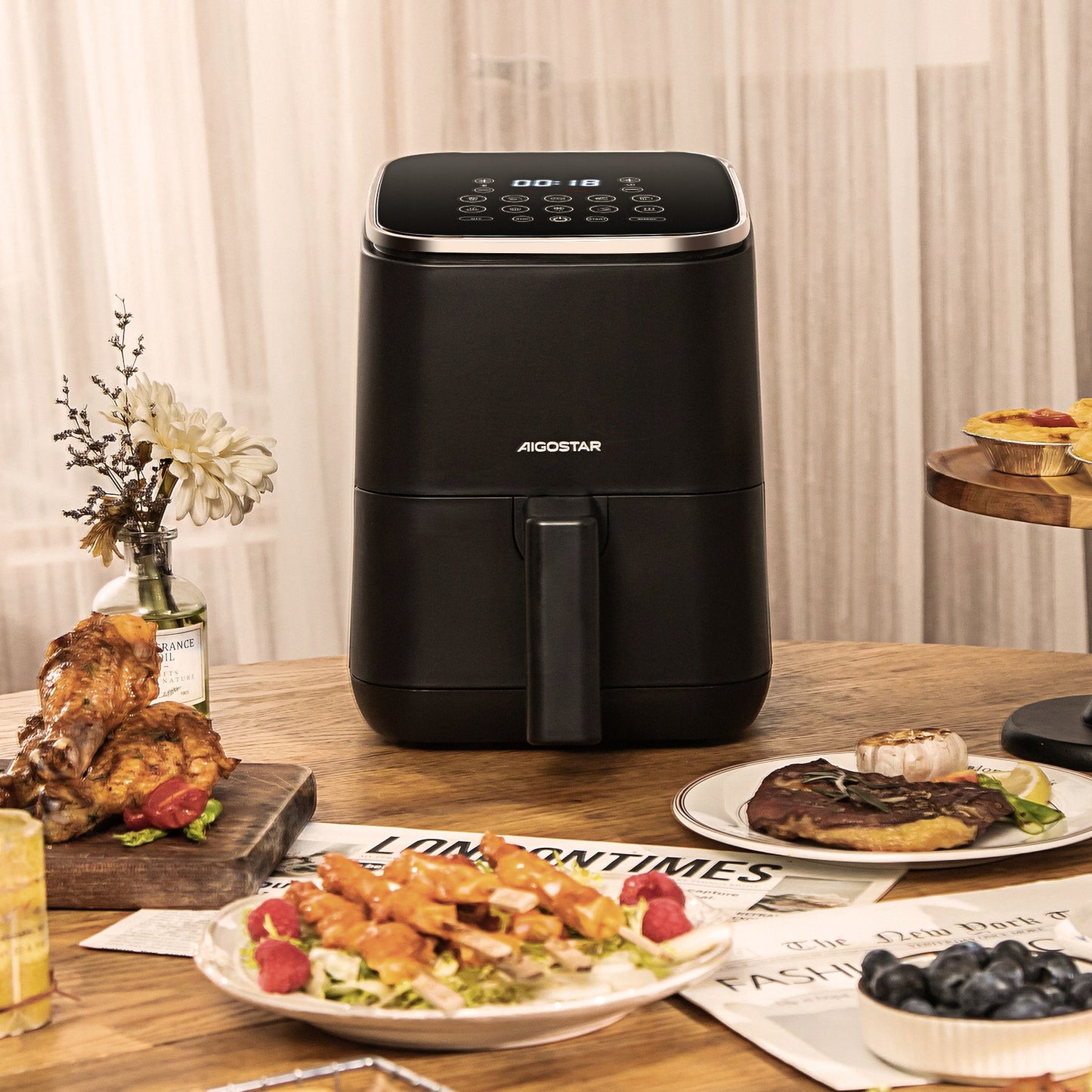 Karšto oro gruzdintuvė Aigostar Dot 1200 W 2 l
