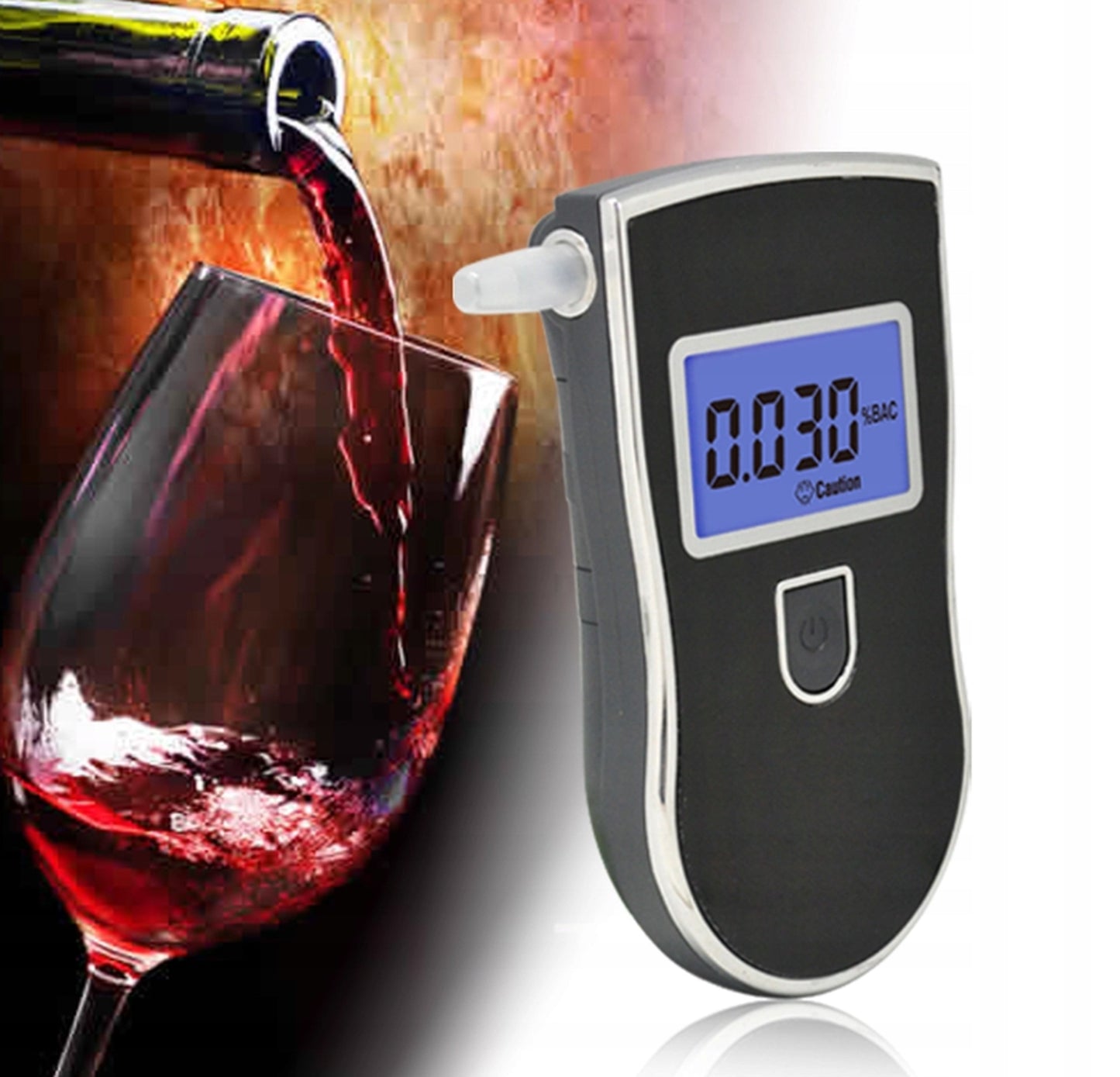 Alkotesteris ZENWIRE AT-818 su 5 antgaliais ir dėklu