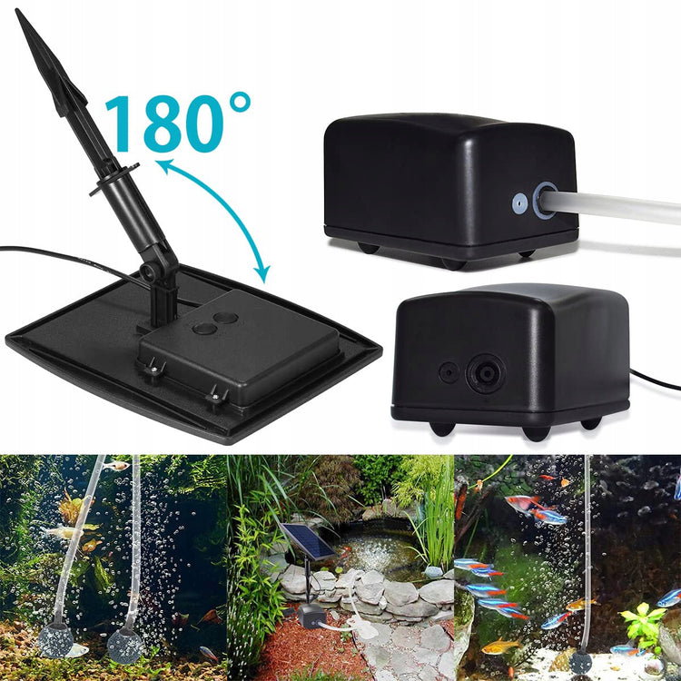 Saulės tvenkinio aeratorius, 2,5 W – nuotrauka 6