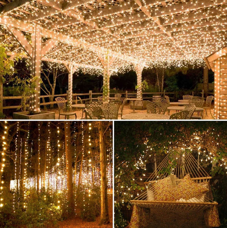 Saulės girlianda „JohnGreen“, 100 LED, 12 m – nuotrauka 6