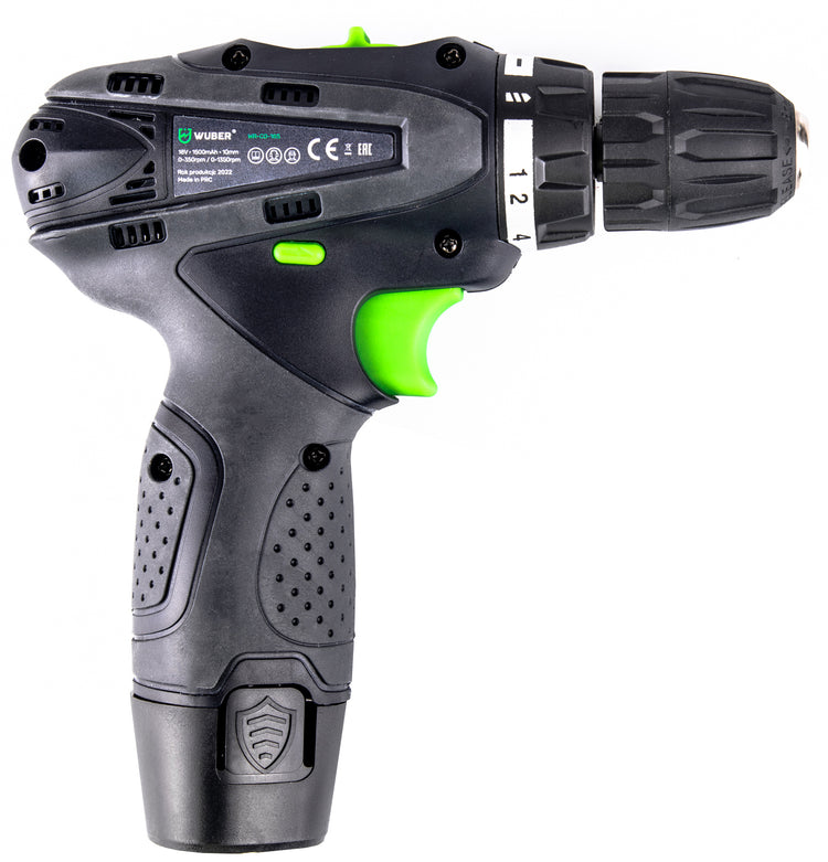 Gręžtuvas-suktuvas „Wuber“, 18 V, 2 akum.