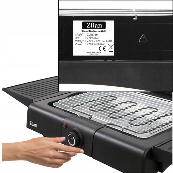 Elektrinis grilis „Lund 98656“ su stovu, 2400 W