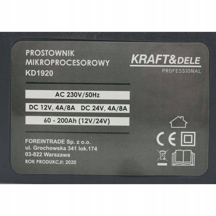 Akumuliatoriaus įkroviklis „Kraft&Dele KD1920“ – nuotrauka 9