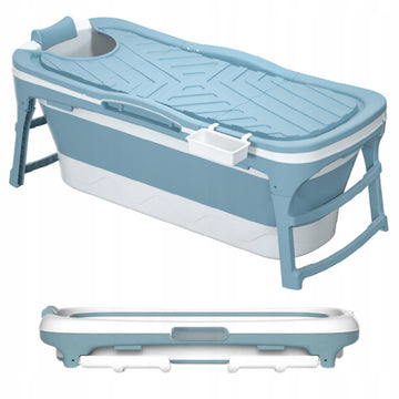 Sulankstoma mobili vonia su PVC dangčiu – 143 cm