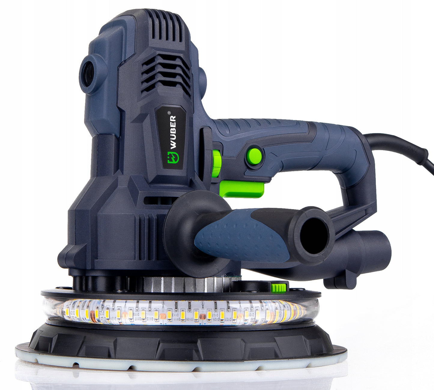 Profesionalus gipso ir apdailos šlifuoklis su LED apšvietimu WUBER 180 mm
