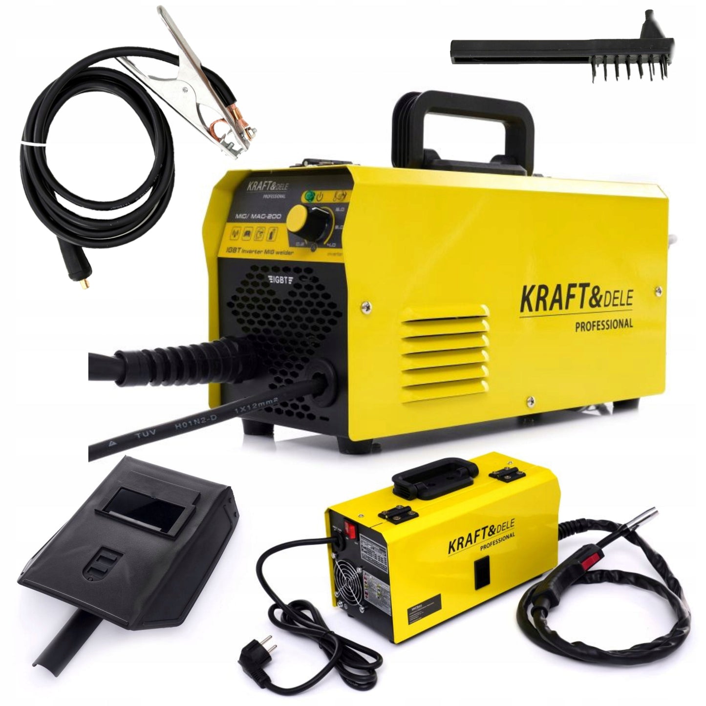 Inverterinis suvirinimo aparatas MIG-MAG KRAFT 40-200A 230V