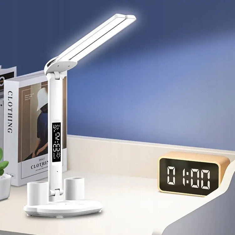 LED stalinė lempa su organizatoriumi ir LCD