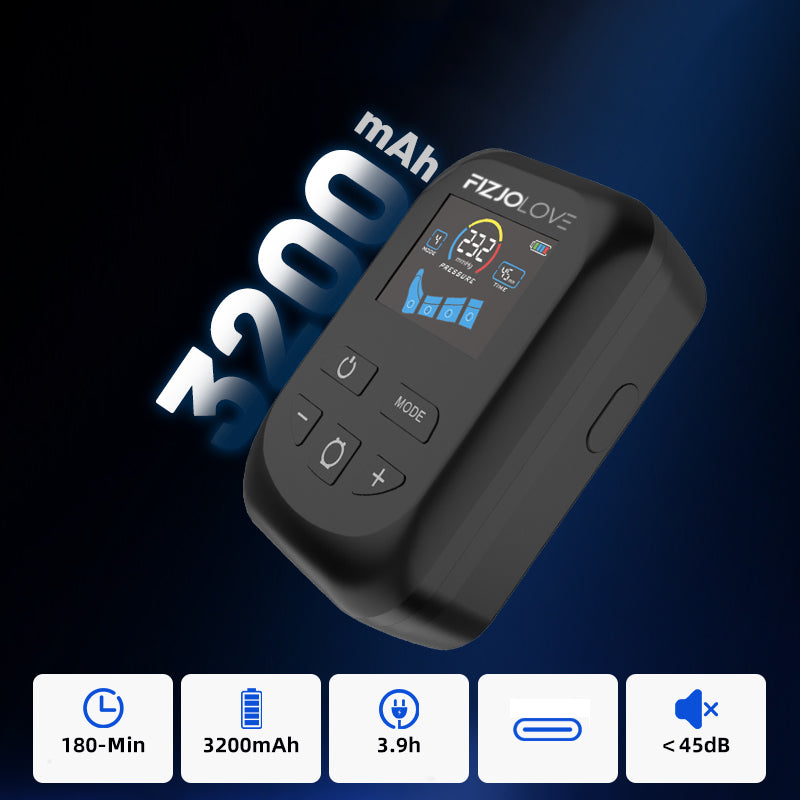 Limfodrenažinis kojų masažuoklis FIZJOLOVE 9490Pro Premium su 5 programomis ir 4 oro kameromis