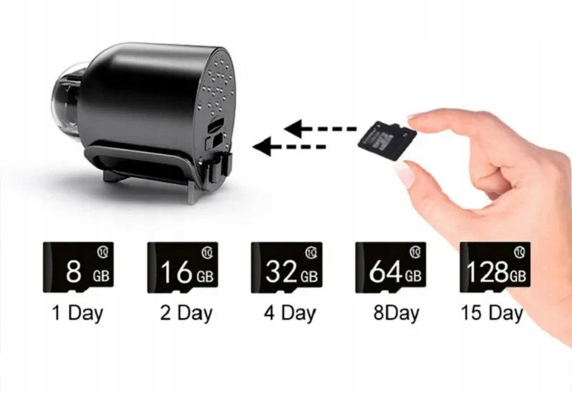 Mini WiFi belaidė slapta kamera WIFI 1080 HD
