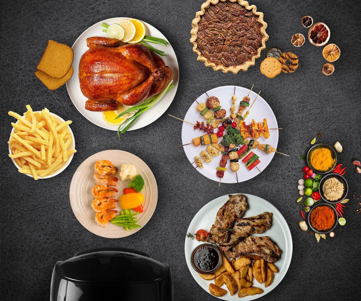 Karšto oro gruzdintuvė "Multicooker Air Fryer Jago JG80700"