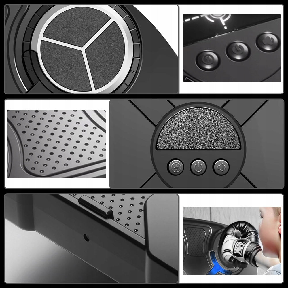 Bluetooth bokso treniruoklis su pirštinėmis ir greičio reguliavimu vaikams