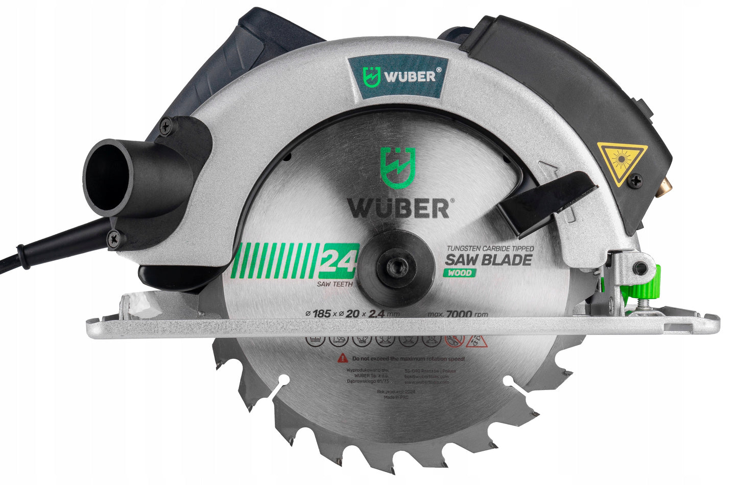 Diskinis pjūklas su lazeriu WUBER 2400W