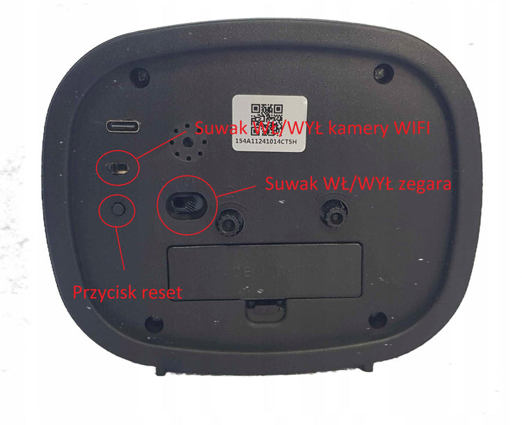 Laikrodis su integruota mini Wi-Fi kamera