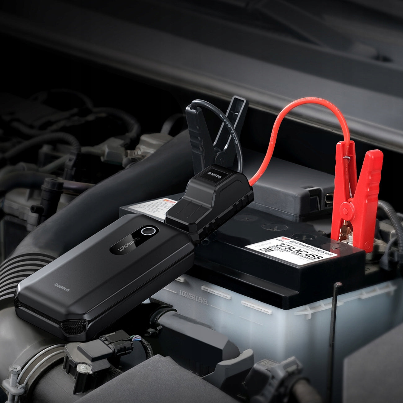 Automobilio užvedimo įrenginys ir Powerbankas - BASEUS Jump Starter Booster 10000mAh 1000A