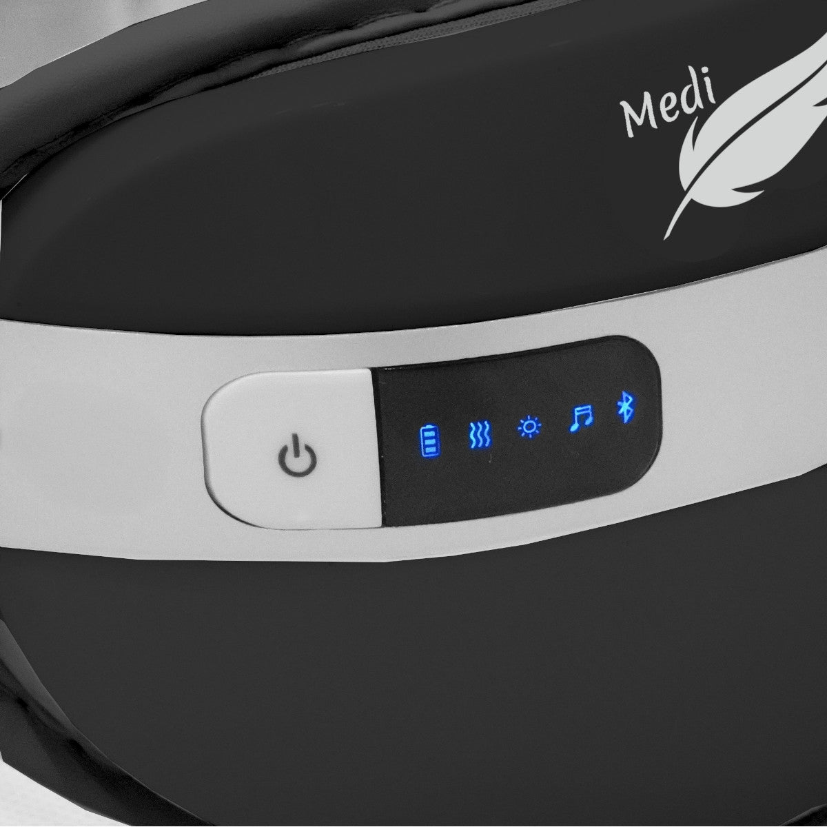 Išmanus akių masažuoklis Medi Sleep FD1818 su šildančiu kompresu, Bluetooth ir 4 masažo režimais