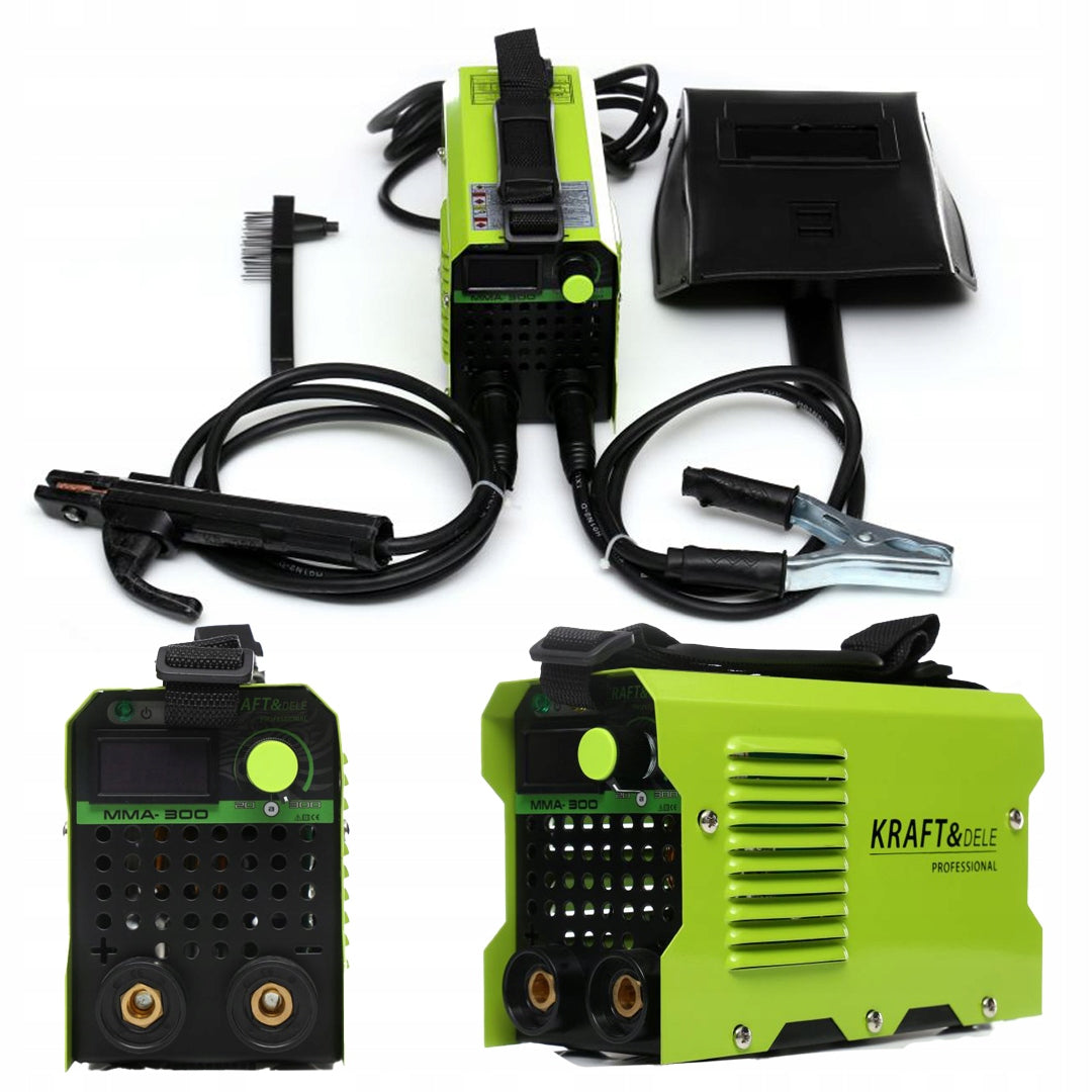 Inverterinis suvirinimo aparatas KRAFT&DELE KD1863 IGBT MMA 300A LCD 230V