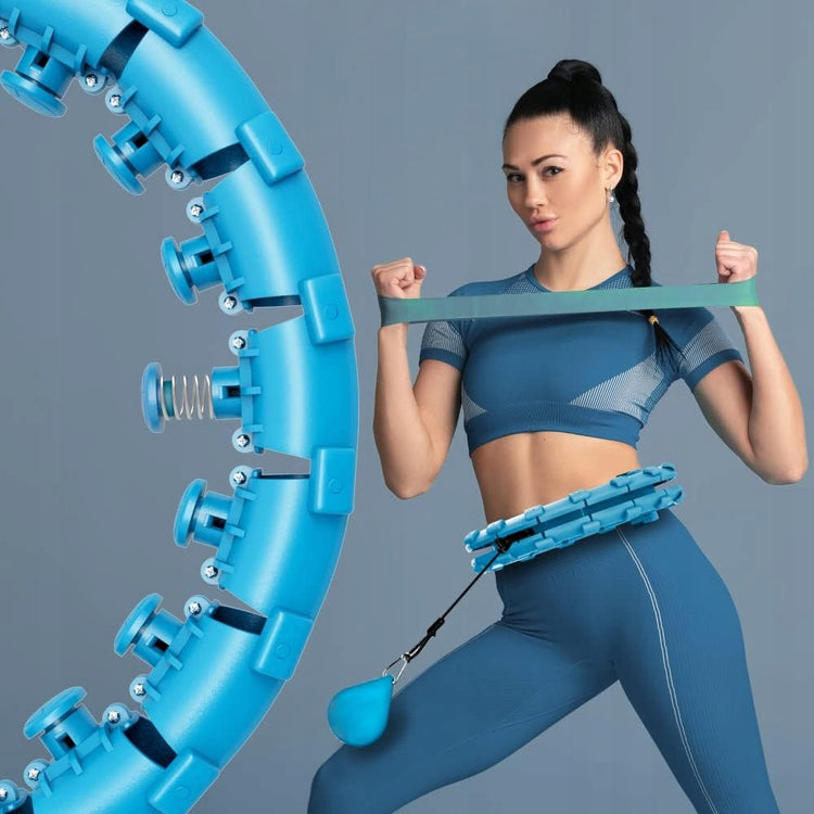 Treniruočių lankas „MSport Hula Hoop“ – nuotrauka 2