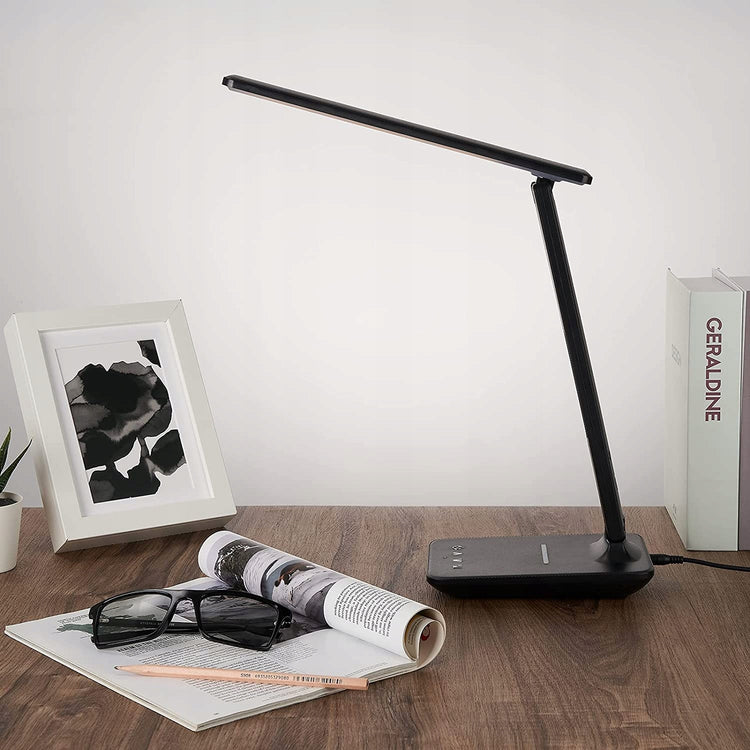 LED stalinė lempa su laikrodžiu ir termometru – nuotrauka 12