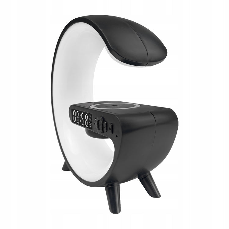 RGB lempa su Qi įkrovikliu ir Bluetooth kolonėle