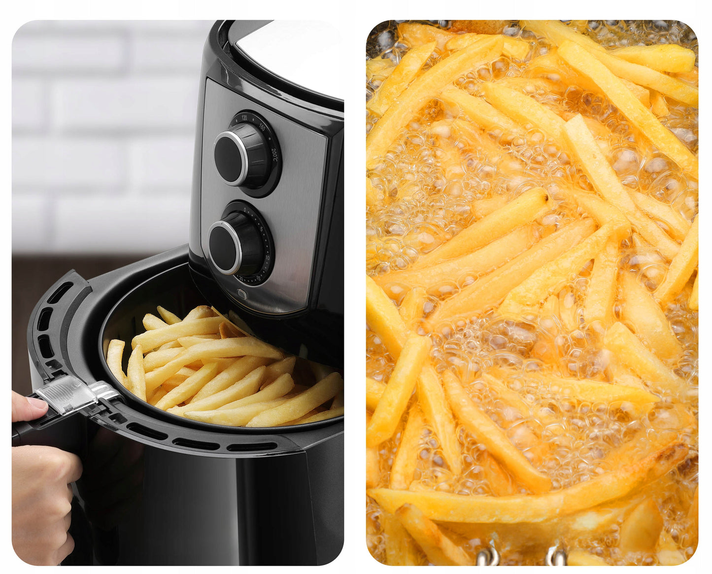 Karšto oro gruzdintuvė Fat-Free Air Fryer Libertyline 3.5L 1400W