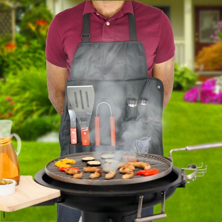 Grilio įrankių rinkinys „GrillGear“, 7 dalys