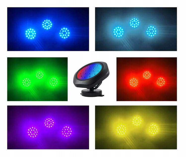 Saulės šviestuvų komplektas „S5403 RGB“, 5 × 1 W – nuotrauka 2