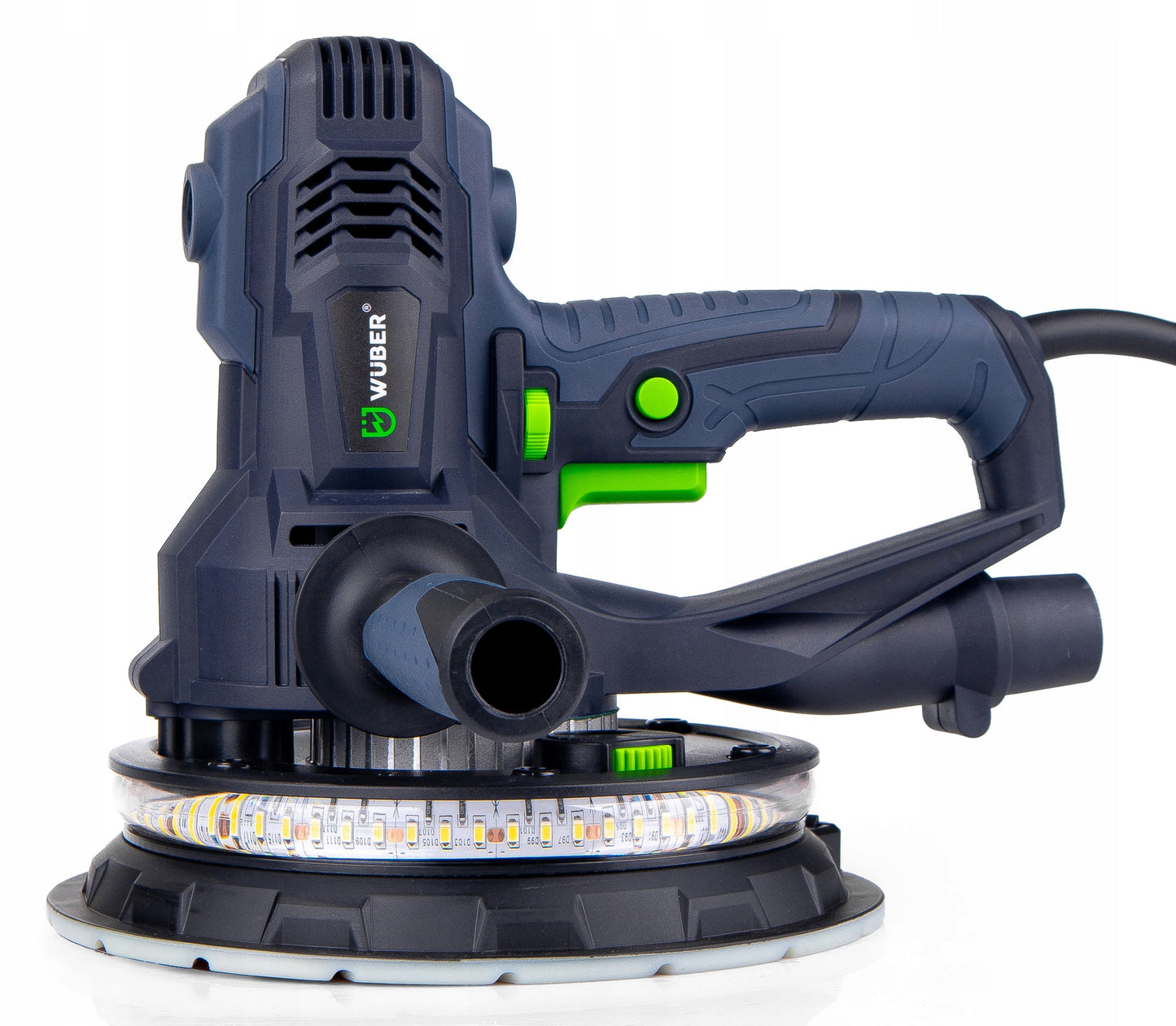 Profesionalus gipso ir apdailos šlifuoklis su LED apšvietimu WUBER 180 mm
