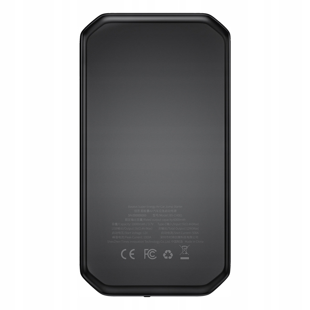 Automobilio užvedimo įrenginys ir Powerbankas - BASEUS Jump Starter Booster 10000mAh 1000A