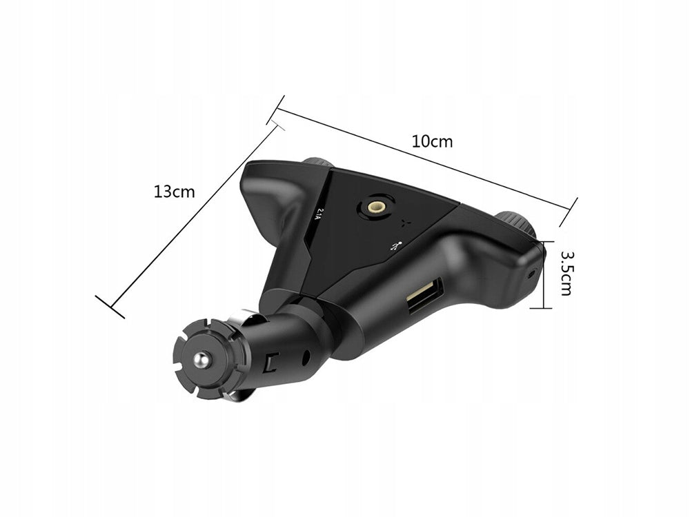 Automobilinis FM moduliatorius, laisvų rankų įranga, Bluetooth USB 5.0 8in1 BT06