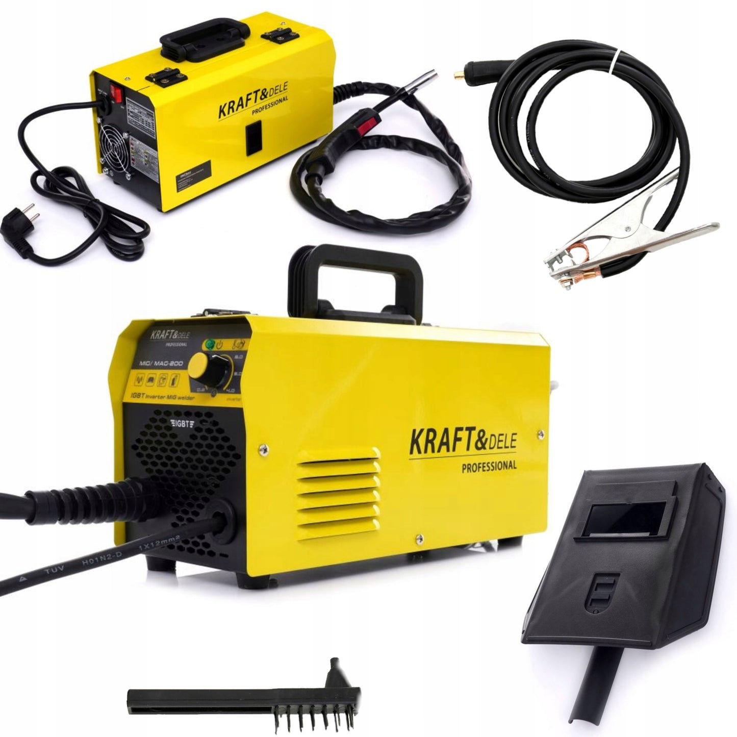 Inverterinis suvirinimo aparatas MIG-MAG KRAFT 40-200A 230V