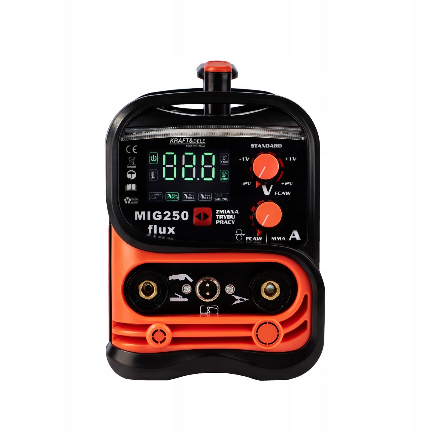 INVERTERINIS SUVIRINIMO APARATAS FLUX MIG MMA LIFT TIG 250A PUSAUTOMATINIS 4IN1