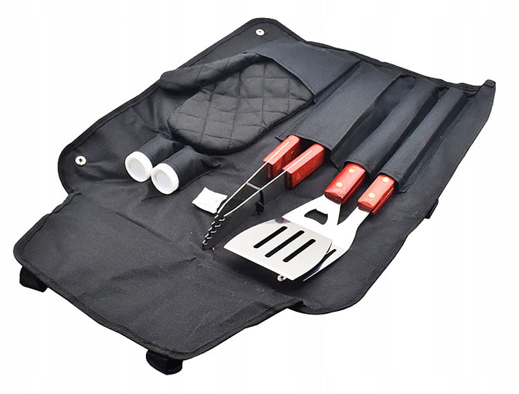 Grilio įrankių rinkinys „GrillGear“, 7 dalys
