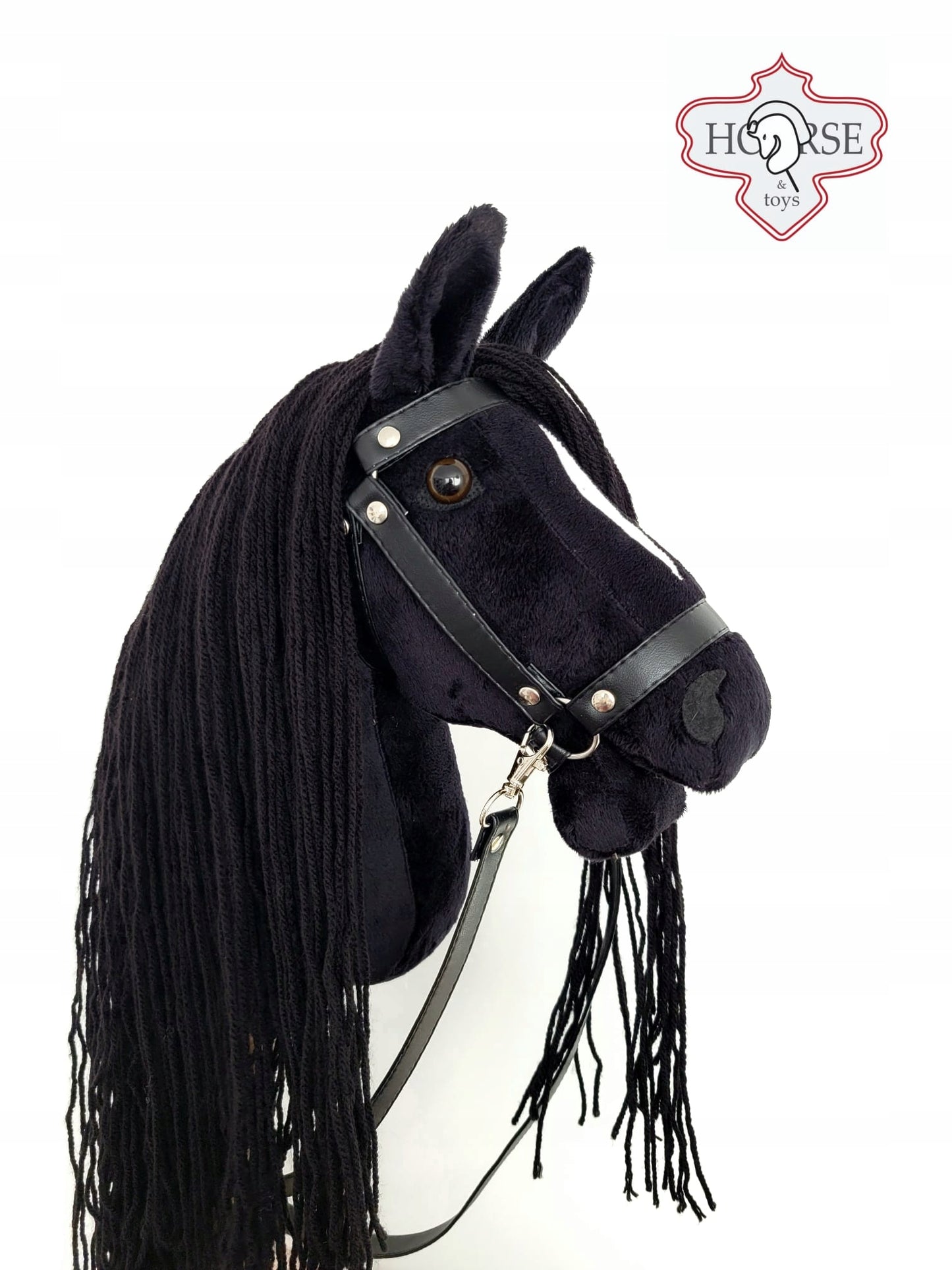 Hobby Horse arkliukas Ikar Large Set (arkliukas ant lazdos) + juoda galvutė + kantarai + obuolys nemokamai