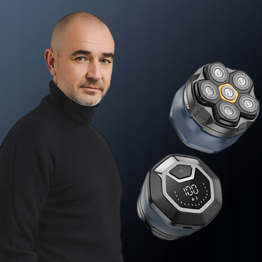6D vyrų plaukų skustuvas su magnetine galvute