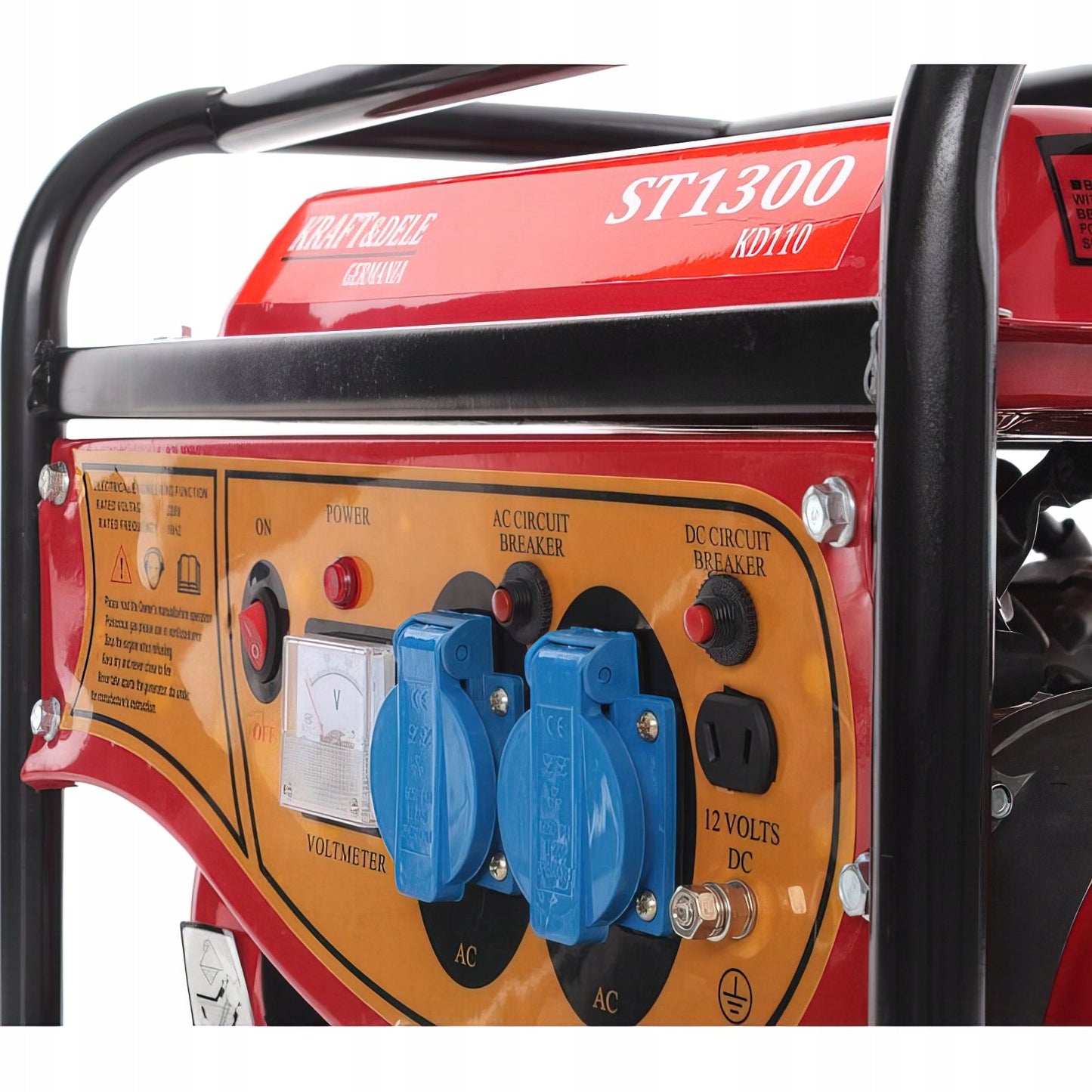 Nešiojamas benzininis generatorius Kraft&Dele KD110 – 1500W, 230V/12V