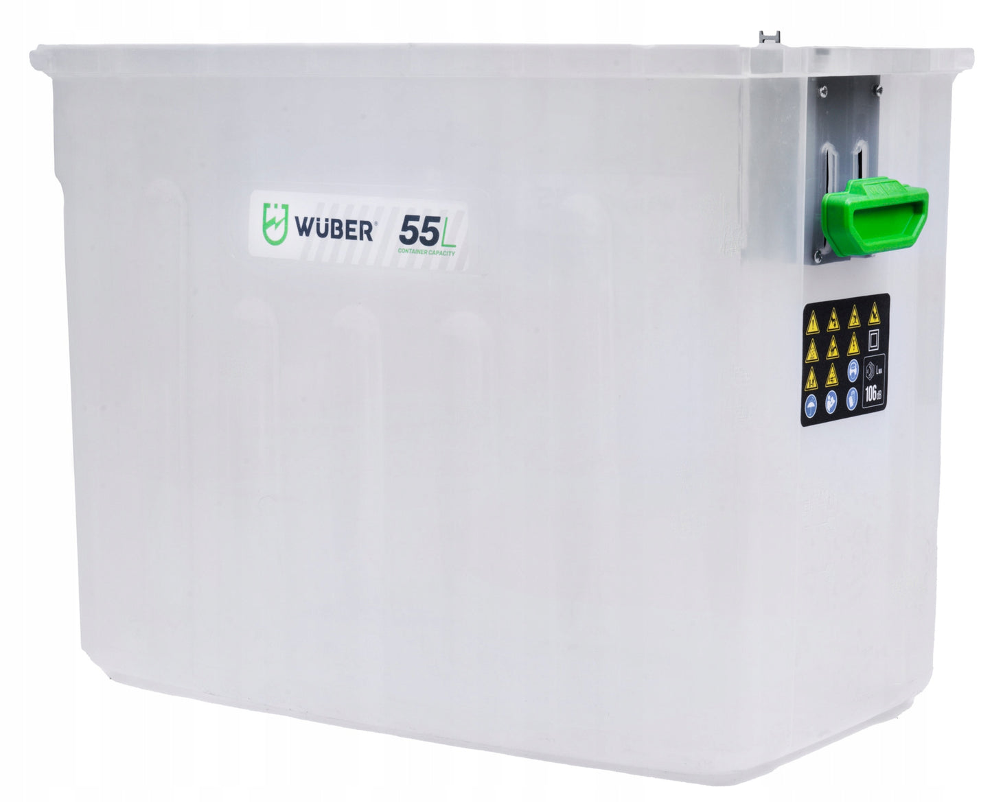 Elektrinis sodo šakų smulkintuvas Wuber 3000w su 55l talpa