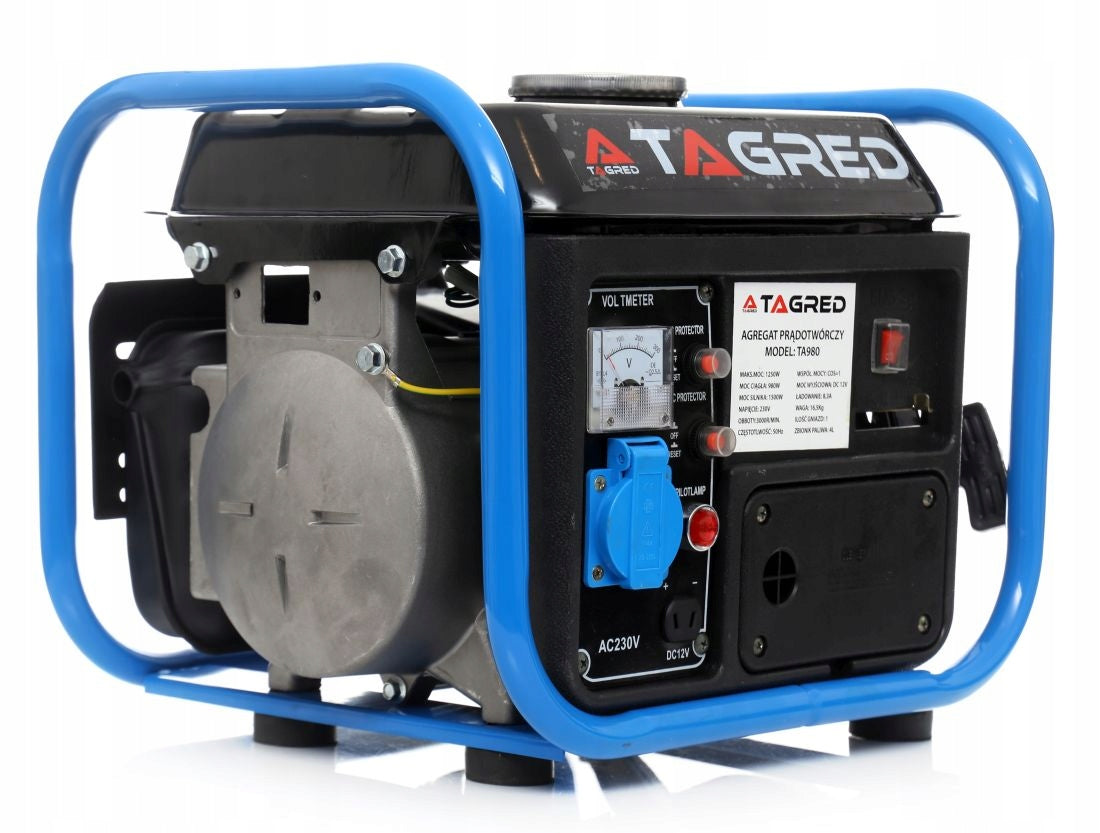 Benzininis elektros generatorius 1250 W, 230 V – TAGRED TA980