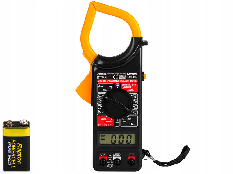 Replinis multimetras „Xtreme DT266“ su dėklu – nuotrauka 4