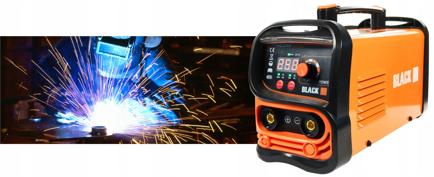 Inverterinis suvirinimo aparatas Black IGBT MMA / TIG LIFT 3IN1 – 250A, LCD, 230V