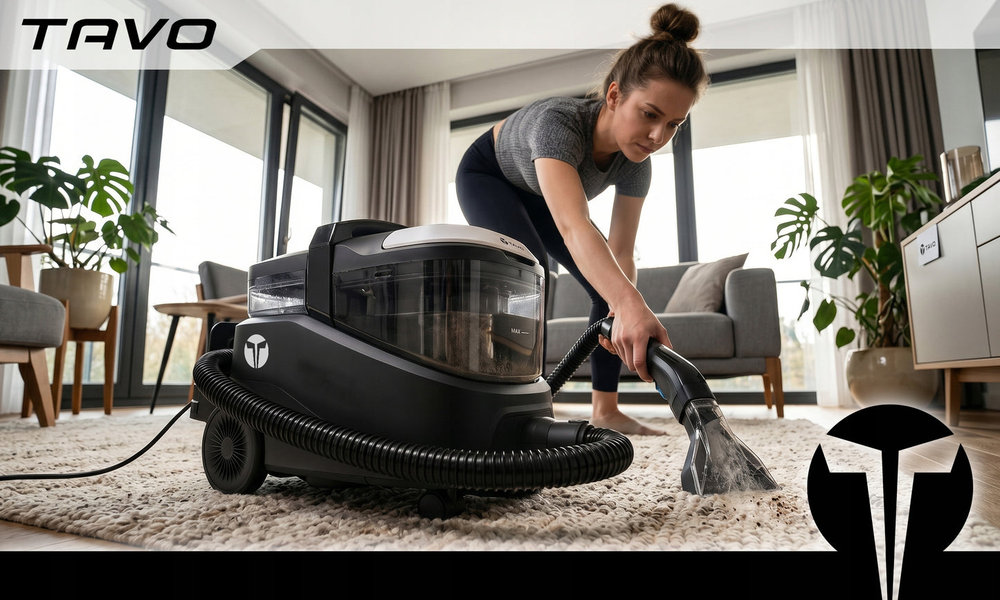 Plaunantis dulkių siurblys su garų valymo funkcija TAVO AQUAMAX 2400 W