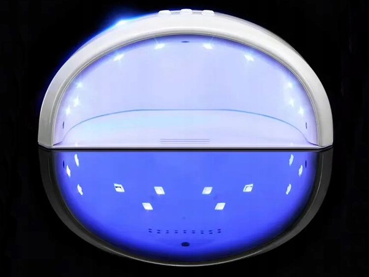 Manikiūro rinkinys su UV LED lempa ir 12 W freza