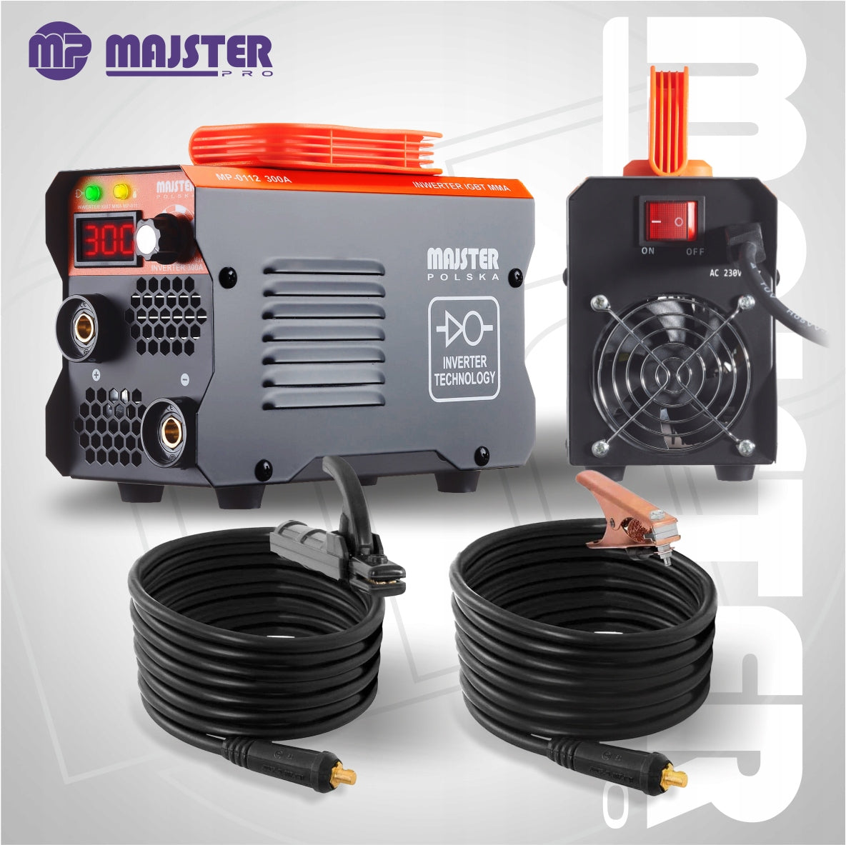 Inverterinis suvirinimo aparatas MMA TIG IGBT LCD Majster Poland MP-0112
