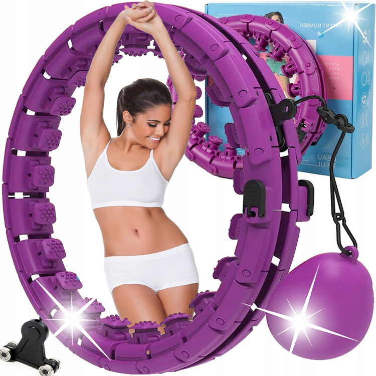Treniruočių lankas „MSport Hula Hoop“ – nuotrauka 9