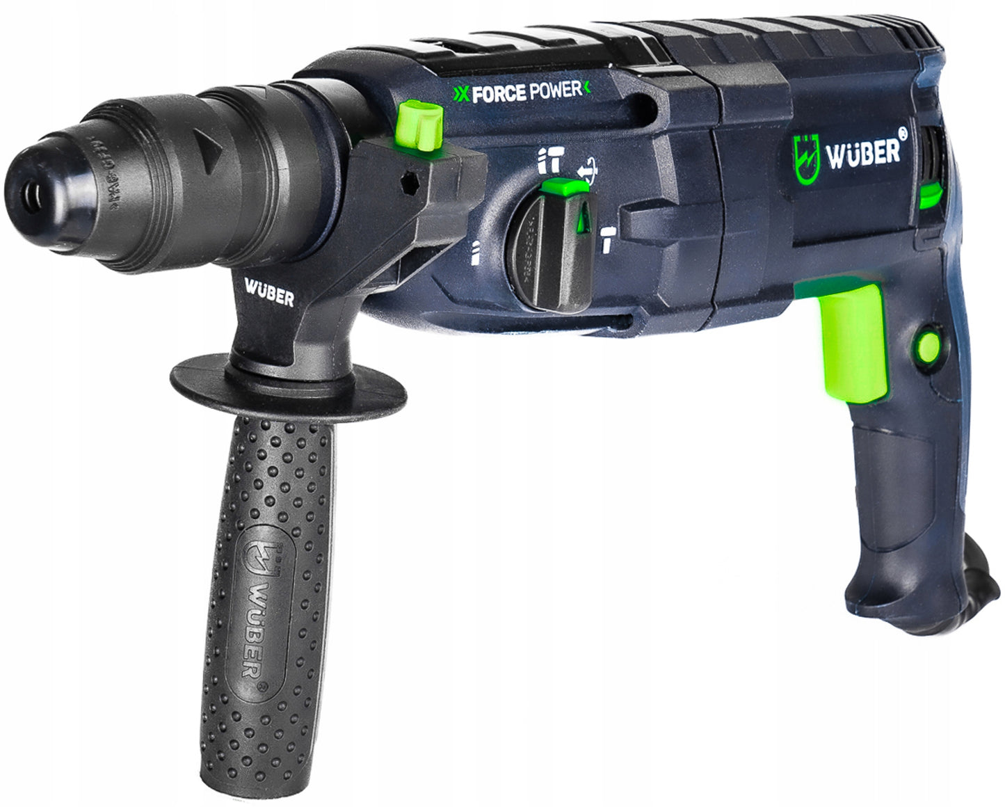 Perforatorius su SDS+ ir savaime užveržiančiu griebtuvu WUBER 2500W