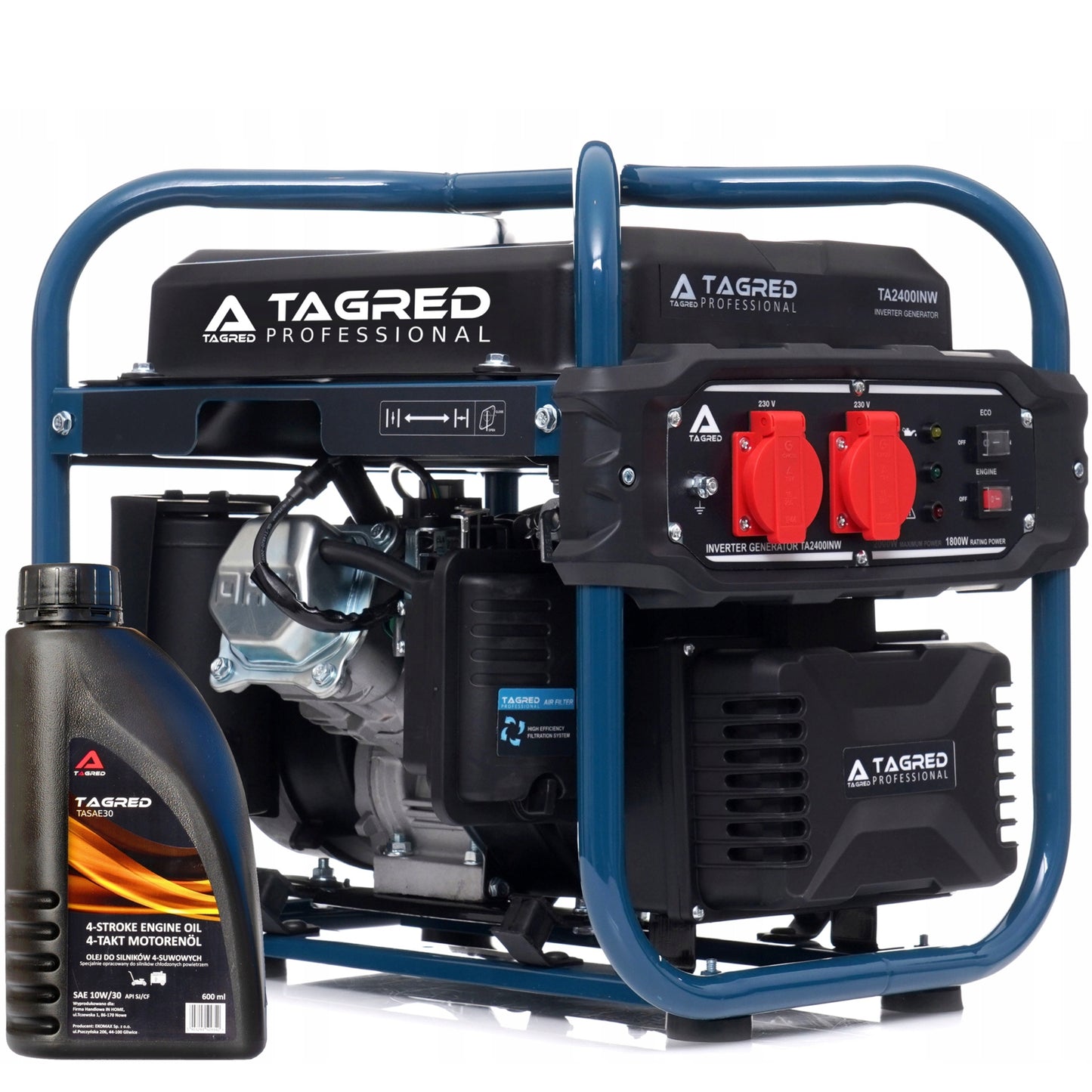 Inverterinis benzininis elektros generatorius 2000 W TAGRED TA2400IN