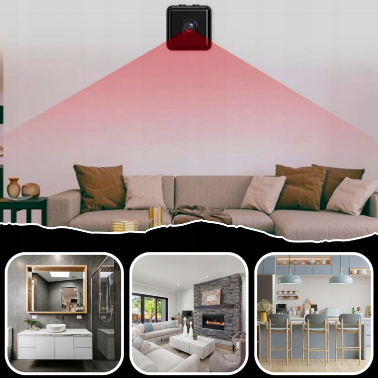 Mini Wi-Fi kamera su naktiniu režimu ir stovu – nuotrauka 3