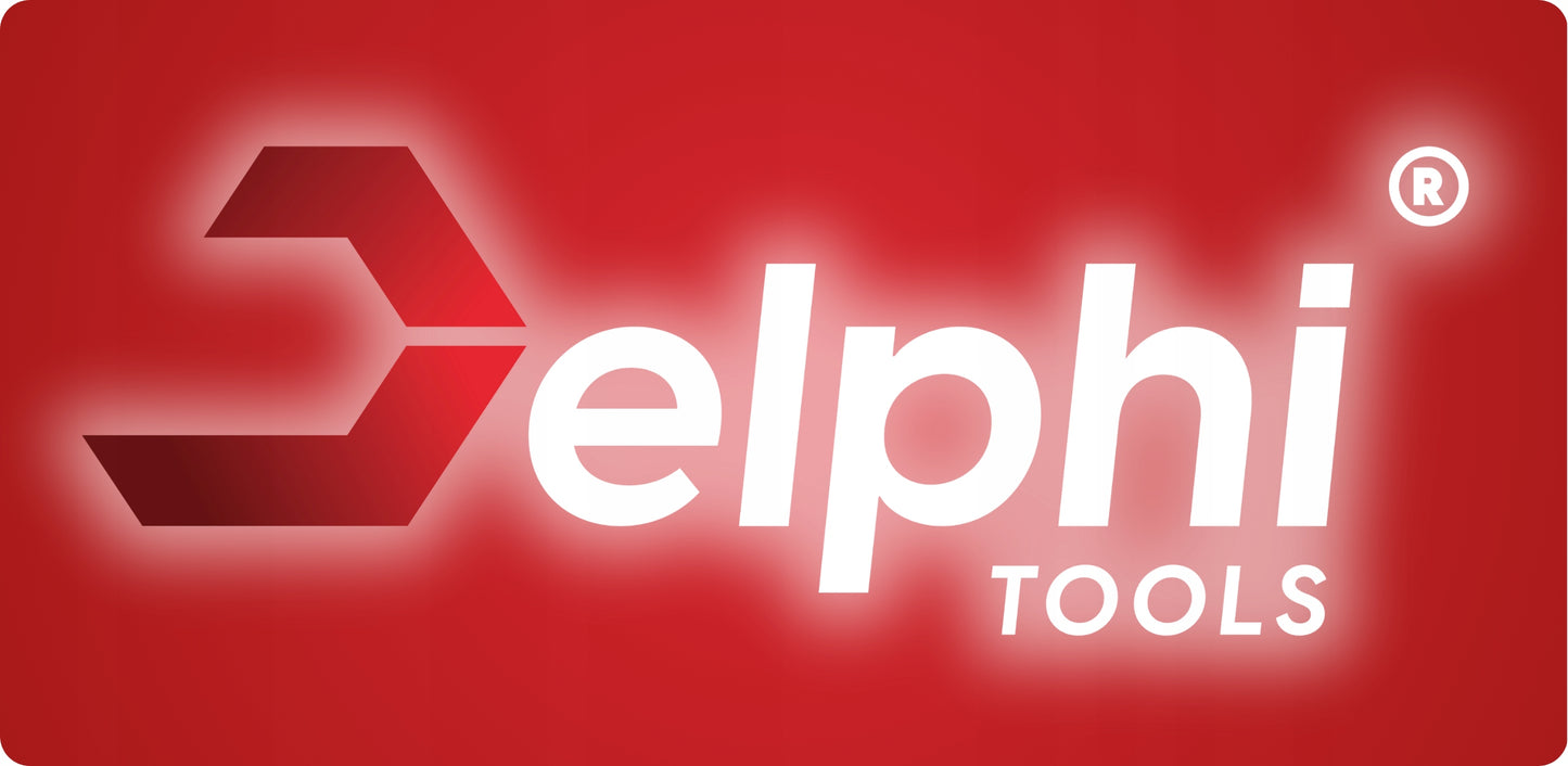 Akumuliatorinis bešepetėlinis smūginis raktas „Delphi Tools“ 20V, 1/2", 2 akumuliatoriai