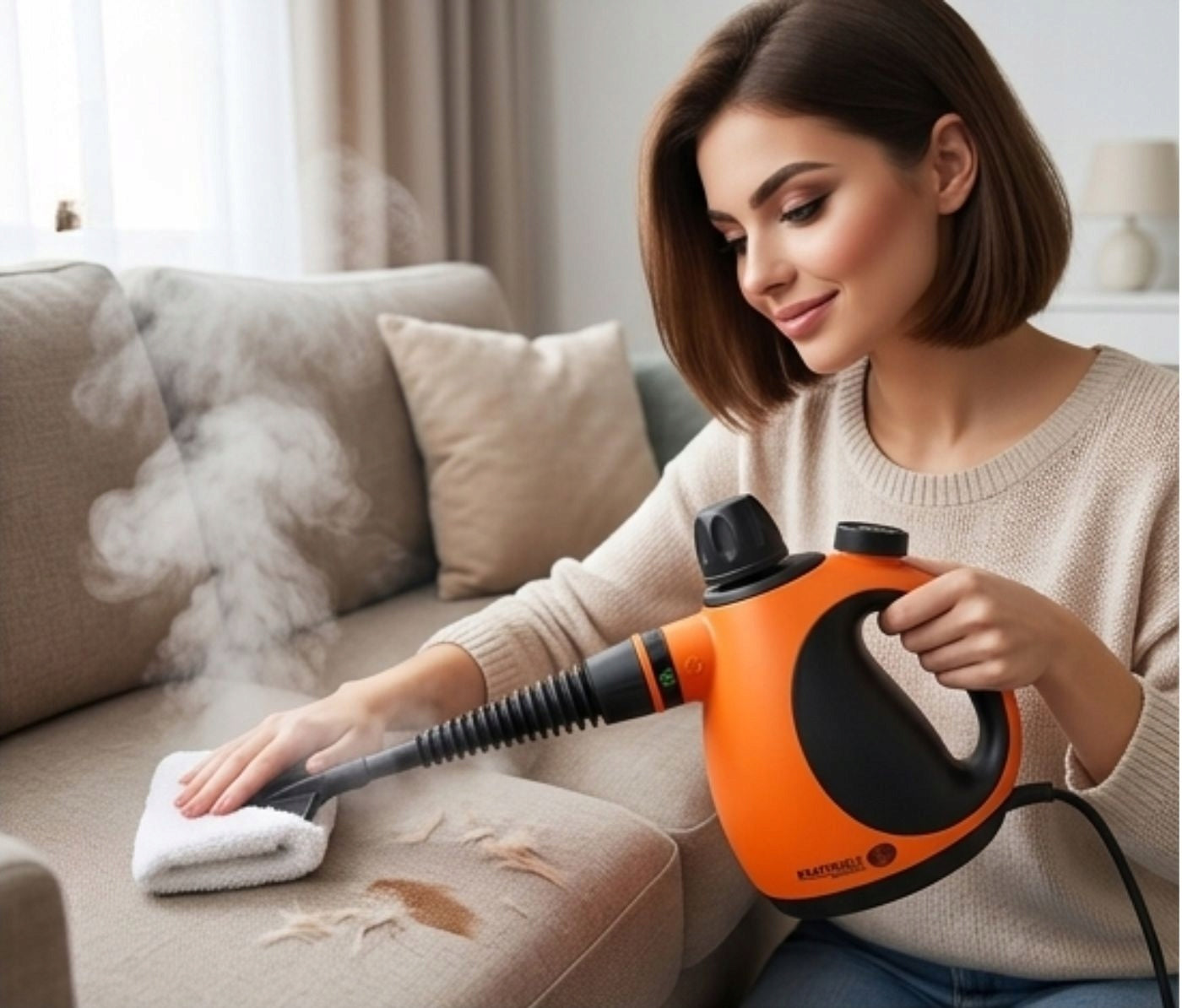 Daugiafunkcis garinis valytuvas Kraft&Dele 1100 W, 3,5 bar su priedų rinkiniu