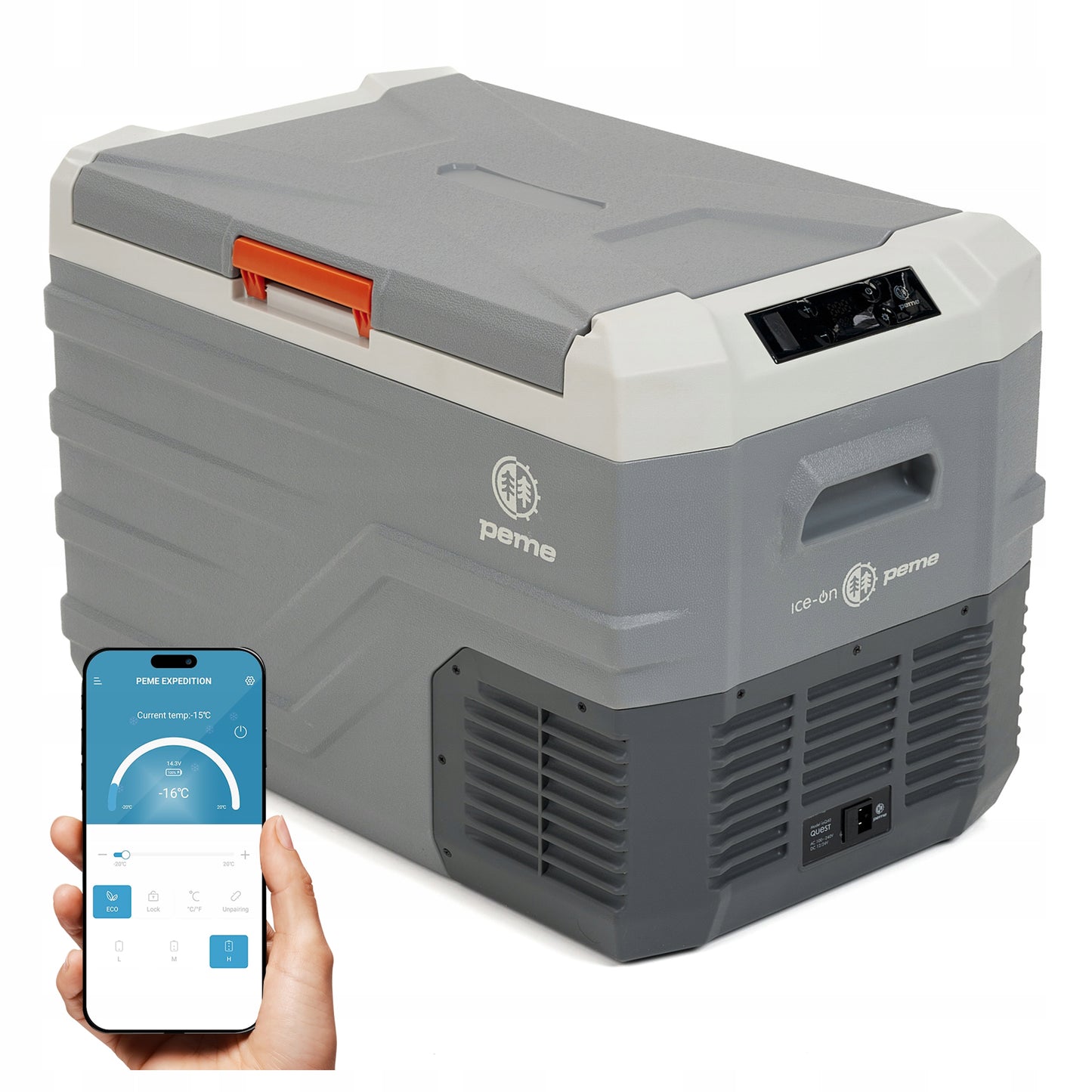 Kompresorinis turistinis šaldytuvas/šaldiklis 35,3 L 12/24/230v PEME Quest 40 Adventure