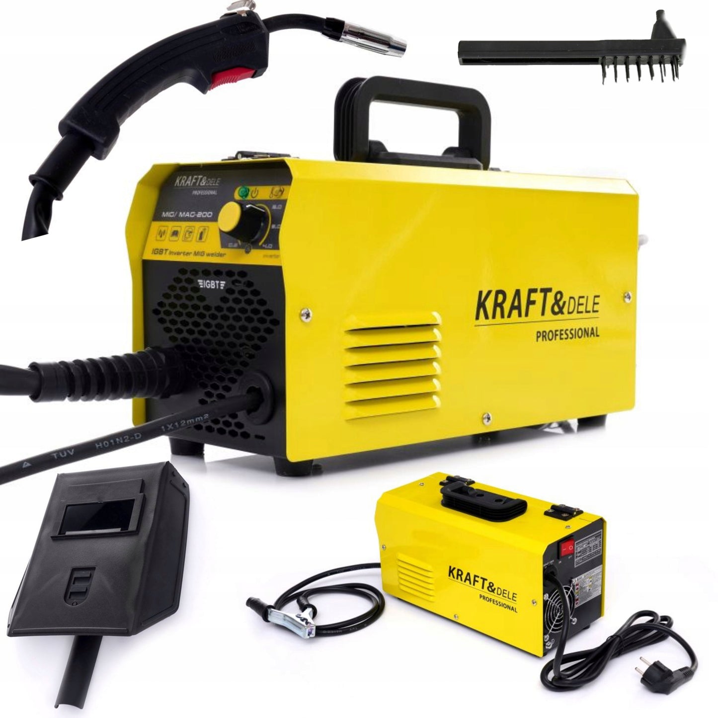 Inverterinis suvirinimo aparatas MIG-MAG KRAFT 40-200A 230V
